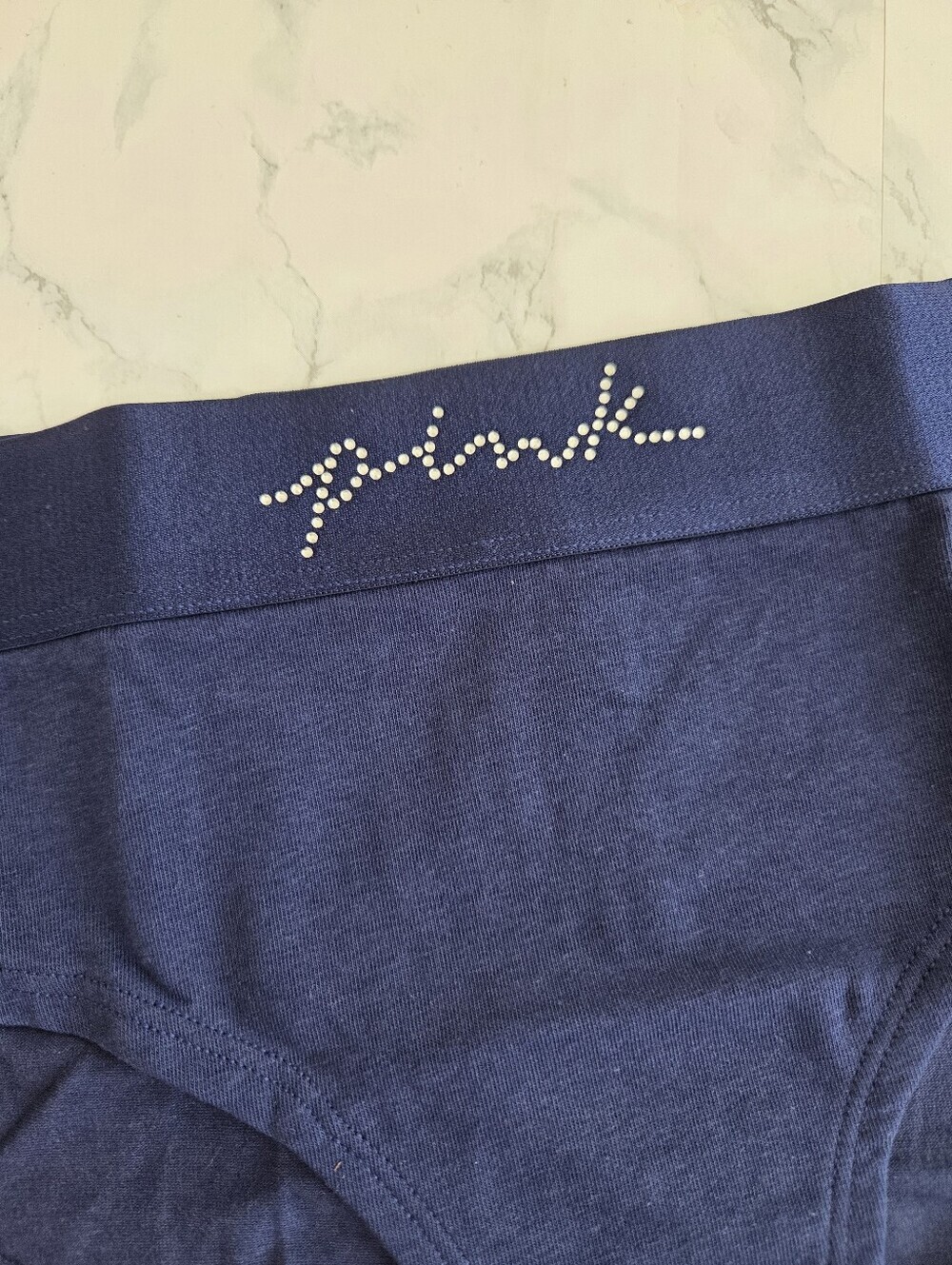 Victoria's Secret PINK Logo Cotton Hiphugger Hipster Panties XL NWT